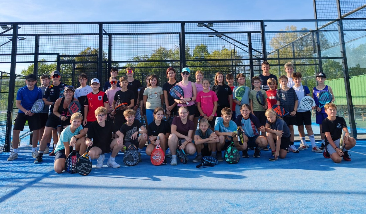 Ansturm aufs Kinder-Padeltraining